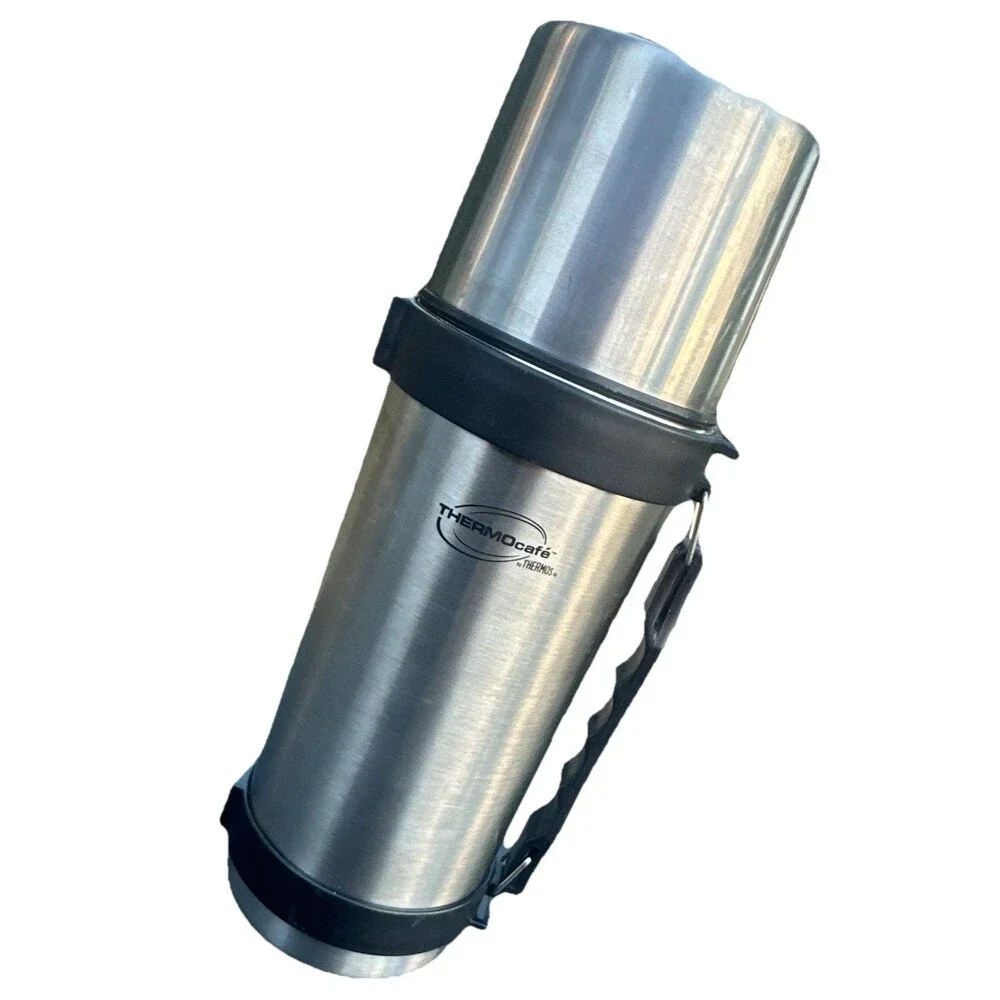 ThermoCafe by Thermos 1L Stainless Steel Vacuum Flask Travel Bottle w/Cup Lid